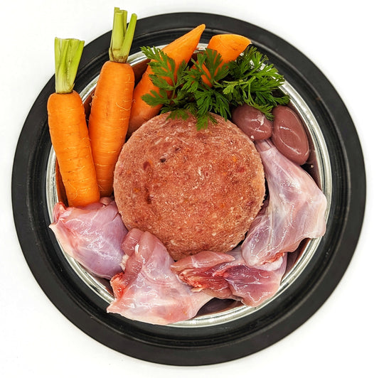 Rabbit w/ Liver & Carrots - 10LB Box