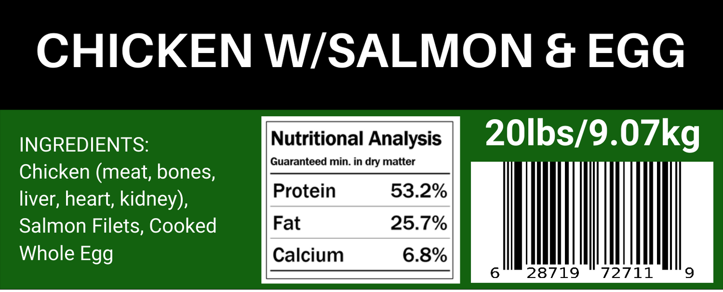 Chicken, Salmon & Egg